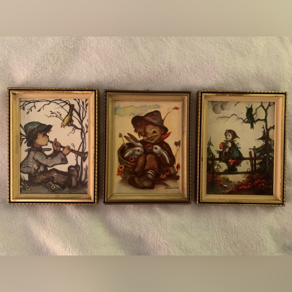 Hummel Vintage Framed Pictures Set of Three - Picture 6 of 14